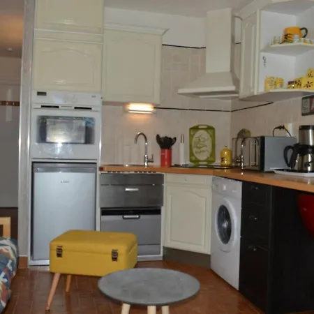 Studio Cabine Climatise Avec Cour Privee, 4 Couchages, Proche Plage - Du Roi - Fr-1-250-127 Apartman